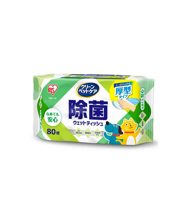 ペット用除菌ウェットティッシュ 80枚入×1P